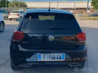 Usata VW Polo R-line 95 CV (69 kW) 2020 Nero Utilitaria