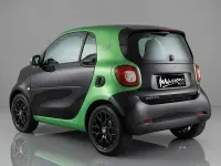 Usata Smart ForTwo Electric Drive Passion 41 kW (56 CV) 2018 Nero/verde Utilitaria