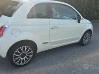 Usata Fiat 500 Lounge 95 CV (69 kW) 2016 Bianco Berlina