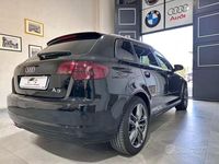 Usata Audi A3 Sportback S-Line 140 CV (102 kW) 2007 Nero Utilitaria