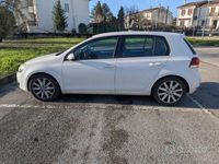 Usata VW Golf VI Highline 105 CV (77 kW) 2010 Bianco Utilitaria