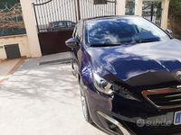 Usata Peugeot 308 116 CV (85 kW) 2015 Blu Berlina