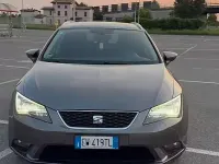 Usata Seat Leon 105 CV (77 kW) 2014 Marrone Station wagon