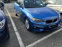 Usata BMW 218 M Sport 143 CV (105 kW) 2014 Blu Coupé