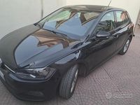 Usata VW Polo 95 CV (69 kW) 2019 Nero Utilitaria