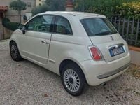 Usata Fiat 500 Lounge 75 CV (55 kW) 2009 Bianco Utilitaria