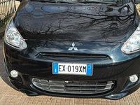 Usata Mitsubishi Space Star Intense 71 CV (52 kW) 2014 Nero Monovolume
