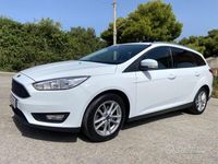 Usata Ford Focus Titanium 120 CV (88 kW) 2017 Bianco pastello Station wagon