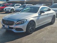 Usata Mercedes C220 Premium 170 CV (125 kW) 2017 Argento Coupé