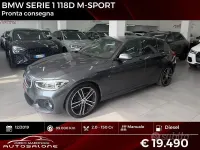 Usata BMW 118 M Sport 150 CV (110 kW) 2019 Grigio Berlina