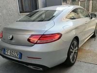 Usata Mercedes C200 Premium 184 CV (135 kW) 2016 Argento Coupé