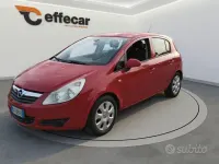 Usata Opel Corsa Enjoy 60 CV (44 kW) 2009 Rosso Utilitaria