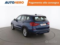 Usata BMW X3 Advantage 190 CV (139 kW) 2020 Blu SUV