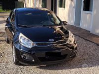Usata Kia Rio EX 90 CV (66 kW) 2013 Nero Berlina