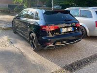 Usata Audi A3 S-Line 110 CV (80 kW) 2017 Nero Utilitaria