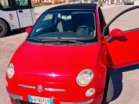 Usata Fiat 500C 69 CV (50 kW) 2011 Rosso Cabrio