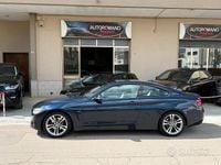 Usata BMW 420 Sport Line 190 CV (139 kW) 2015 Blu Coupé
