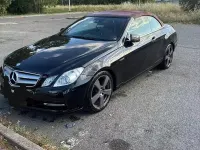 Usata Mercedes E220 170 CV (125 kW) 2011 Nero Cabrio