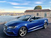 Usata Audi S3 Cabriolet Ambiente 300 CV (220 kW) 2015 Blu/azzurro Cabrio