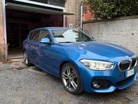 Usata BMW 118 Efficient Dynamics 150 CV (110 kW) 2017 Blu Utilitaria