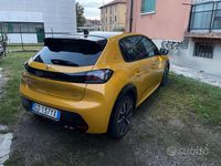 Usata Peugeot 208 GT 131 CV (96 kW) 2021 Giallo Utilitaria