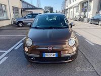 Usata Fiat 500 70 CV (51 kW) 2009 Marrone Cabrio