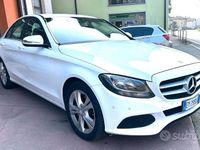Usata Mercedes C220 170 CV (125 kW) 2015 Bianco Berlina