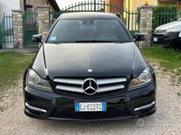 Usata Mercedes C220 Avantgarde 170 CV (125 kW) 2011 Nero Coupé
