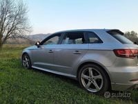 Usata Audi A3 S-Line 150 CV (110 kW) 2017 Grigio Berlina