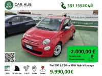 Usata Fiat 500 Lounge 69 CV (50 kW) 2023 Rosso Berlina