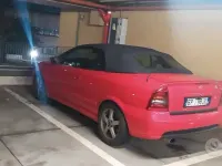 Usata Opel Astra 101 CV (74 kW) 2003 Rosso Cabrio