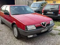 Usata Alfa Romeo 164 145 CV (106 kW) 1988 Rosso Berlina