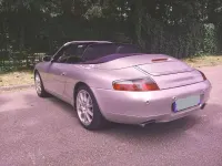 Usata Porsche 911 Carrera Cabriolet 300 CV (220 kW) 2001 Argento Cabrio