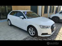 Usata Audi A3 131 CV (96 kW) 2020 Bianco Berlina