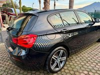 Usata BMW 118 Sport Line 150 CV (110 kW) 2016 Nero Utilitaria