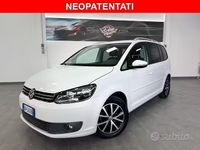 Usata VW Touran Trendline 105 CV (77 kW) 2012 Bianco Monovolume