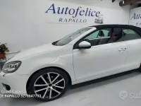 Usata VW Golf 105 CV (77 kW) 2011 Bianco Cabrio