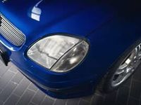 Usata Mercedes SLK32 AMG AMG 354 CV (260 kW) 2002 Blu Cabrio