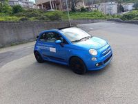 Usata Fiat 500 Sport 69 CV (50 kW) 2014 Blu Cabrio
