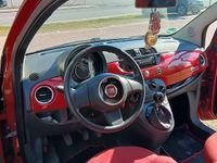 Usata Fiat 500 Pop 69 CV (50 kW) 2009 Rosso Cabrio