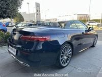 Usata Mercedes E220 Premium Plus 194 CV (142 kW) 2019 Blu/azzurro Cabrio