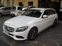 Usata Mercedes C180 116 CV (85 kW) 2016 Bianco Berlina