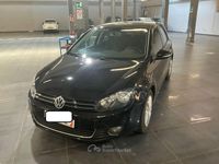 Usata VW Golf VI Highline 110 CV (80 kW) 2009 Nero Utilitaria