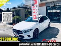 Usata Mercedes A180 Progressive 116 CV (85 kW) 2018 Bianco Berlina