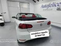 Usata VW Golf 105 CV (77 kW) 2011 Bianco Cabrio