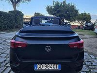 Usata VW T-Roc Cabriolet 150 CV (110 kW) 2021 Nero Cabrio