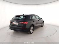 Usata Audi A3 Advanced 150 CV (110 kW) 2020 Nero Berlina