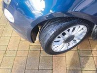 Usata Fiat 500C Lounge 95 CV (69 kW) 2017 Blu Cabrio