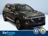 Usata Hyundai Santa Fe 200 CV (147 kW) 2020 Bianco pastello SUV