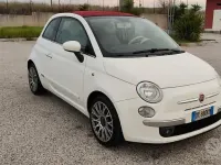 Usata Fiat 500 Sport 75 CV (55 kW) 2009 Bianco Cabrio